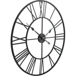 Orologio Da Parete Vintage Al Quarzo In Metallo 80cm XXL VidaXL 10 Orologio Da Parete Vintage Al Quarzo In Metallo 80cm XXL VidaXL -Armonia Decor 10829784 4