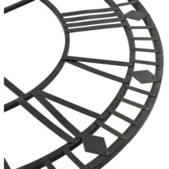 Orologio Da Parete Vintage Al Quarzo In Metallo 60 Cm XXL VidaXL -Armonia Decor 10829786 5