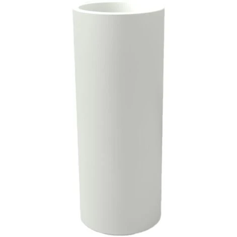 Vaso Fioriera Bianco Tondo Alto Per Fiori Piante Moderno In Resina Mod. Barocco 3 Vaso Fioriera Bianco Tondo Alto Per Fiori Piante Moderno In Resina Mod. Barocco