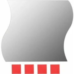 Specchi Da Parete 8 Pz 20x20 Cm In Vetro A Onda VidaXL -Armonia Decor 11244626 4