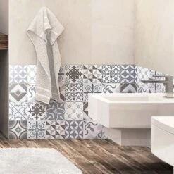 Quadretti Di Cemento Adesivo Parete – Azulejos – 15 x 15 cm – 24 pezzi