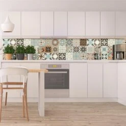 Ambiance-Live Quadretti Di Cemento Adesivo Parete – Azulejos -15 x 15 cm – 30 Pezzi