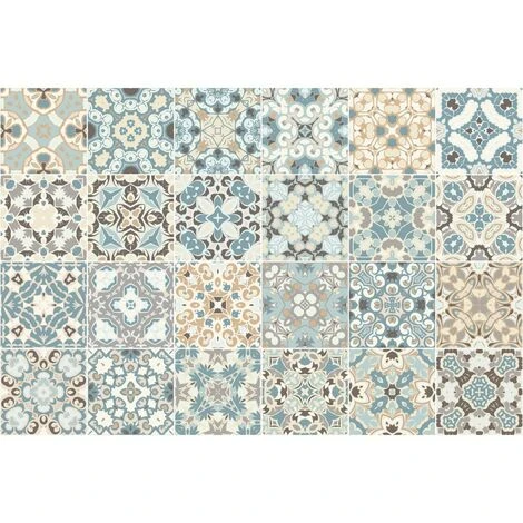 Ambiance-Live Quadretti Di Cemento Adesivo Parete – Azulejos – 15 x 15 cm – 24 pezzi 4 Ambiance-Live Quadretti Di Cemento Adesivo Parete – Azulejos – 15 x 15 cm – 24 pezzi - immagine 2
