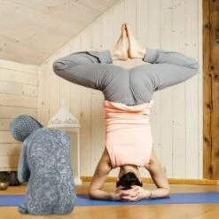 Relaxdays Statua Del Buddha Con Testa Piegata, XL 60cm, Da Giardino, Decorativa, In Resina, Impermeabile, Grigio -Armonia Decor 13667381 3