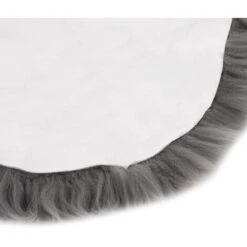 Tappeto In Pelle Di Montone 60x90 Cm Grigio Chiaro VidaXL -Armonia Decor 15849052 3