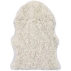 Tappeto In Similpelle Di Pecora 60x90 Cm Grigio Melange VidaXL