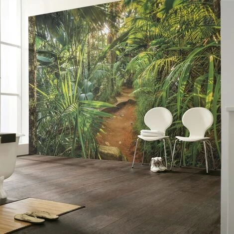 Fotomurale Jungle Trail 368x254 Cm Komar 4 Fotomurale Jungle Trail 368x254 Cm Komar - immagine 2