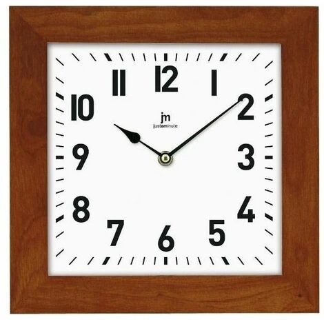 Lowell Orologio Jm Quadro 28 Legno Noce 21035n 4 Lowell Orologio Jm Quadro 28 Legno Noce 21035n - immagine 2