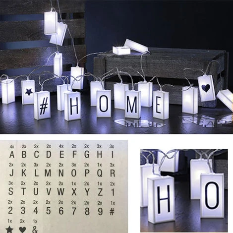 Catena Luminosa Cinema Light Box Frasi Striscia 20 Luci LED 90 Lettere Grundig 3 Catena Luminosa Cinema Light Box Frasi Striscia 20 Luci LED 90 Lettere Grundig