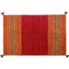 Doge Milano Tappeto Moderno Kansas, Stile Kilim, 100% Cotone, Rosso, 90x60cm -Armonia Decor 17783489 1