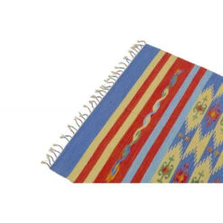 Doge Milano Tappeto Moderno Seattle, Stile Kilim, 100% Cotone, Multicolore, 90x60cm -Armonia Decor 17783545 2