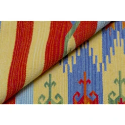 Doge Milano Tappeto Moderno Seattle, Stile Kilim, 100% Cotone, Multicolore, 90x60cm -Armonia Decor 17783545 3