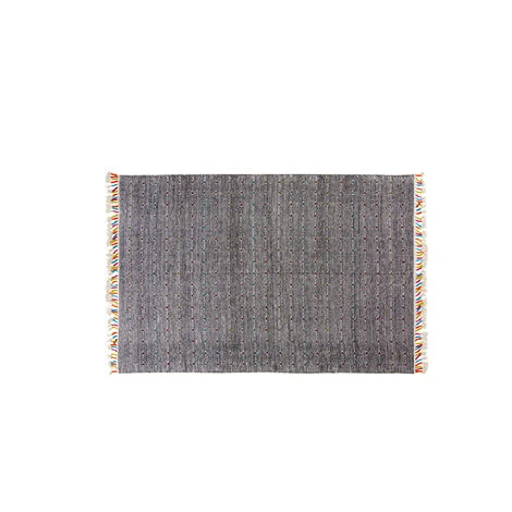 Doge Milano Tappeto Moderno Texas, Stile Kilim, 100% Cotone, Nero, 110x60cm 3 Doge Milano Tappeto Moderno Texas, Stile Kilim, 100% Cotone, Nero, 110x60cm