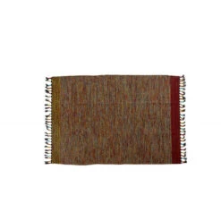 Doge Milano Tappeto Moderno Dallas, Stile Kilim, 100% Cotone, Multicoloree, 110x60cm