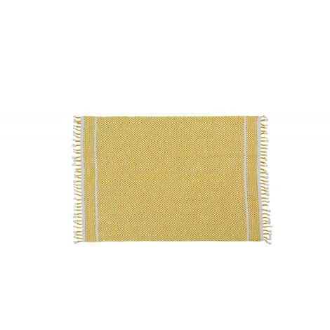 Doge Milano Tappeto Moderno Ontario, Stile Kilim, 100% Cotone, Beige, 110x60cm 3 Doge Milano Tappeto Moderno Ontario, Stile Kilim, 100% Cotone, Beige, 110x60cm