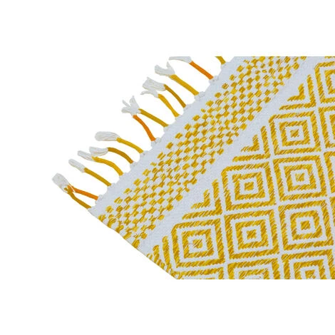 Doge Milano Tappeto Moderno Ontario, Stile Kilim, 100% Cotone, Beige, 110x60cm 5 Doge Milano Tappeto Moderno Ontario, Stile Kilim, 100% Cotone, Beige, 110x60cm - immagine 3