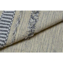 Doge Milano Tappeto Moderno Boston, Stile Kilim, 100% Cotone, Grigio, 110x60cm -Armonia Decor 17784128 4