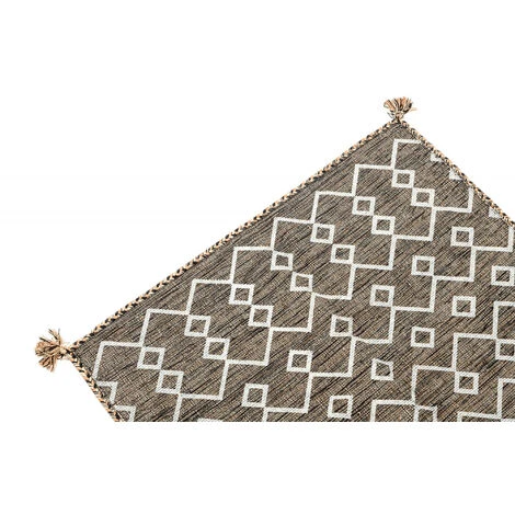 Doge Milano Tappeto Moderno Toronto, Stile Kilim, 100% Cotone, Marrone, 110x60cm 4 Doge Milano Tappeto Moderno Toronto, Stile Kilim, 100% Cotone, Marrone, 110x60cm - immagine 2