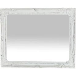 Specchio Vintage Da Parete 47x36,5x4 Made In Italy Specchio Shabby Bianco Anticato Specchiera Bagno A Muro Specchio Da Parete -Armonia Decor 18030104 3