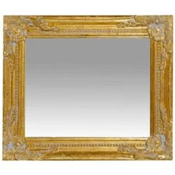 Set 2 Specchi Da Parete Oro 32x27cm Specchio Ingresso Oro Anticato 9 Set 2 Specchi Da Parete Oro 32x27cm Specchio Ingresso Oro Anticato -Armonia Decor 18030107 3