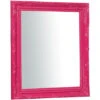 Specchio Specchiera Da Parete E Appendere Verticale/orizzontale L64xPR4xH74 Cm Finitura Fucsia Lucido. -Armonia Decor 18030599 1