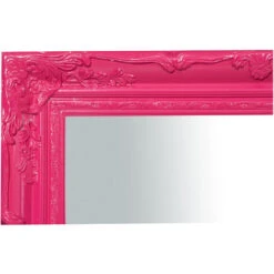 Specchio Specchiera Da Parete E Appendere Verticale/orizzontale L64xPR4xH74 Cm Finitura Fucsia Lucido. -Armonia Decor 18030599 4