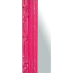 Specchio Specchiera Da Parete E Appendere Verticale/orizzontale L64xPR4xH74 Cm Finitura Fucsia Lucido. -Armonia Decor 18030599 5