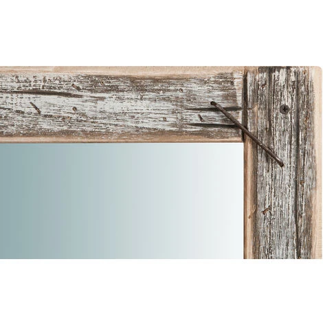 Specchio Da Parete Quadrato 60 X 60 X 2 Cm Made In Italy Specchio Grande Parete In Legno Anticato Specchio Vintage Per La Casa 5 Specchio Da Parete Quadrato 60 X 60 X 2 Cm Made In Italy Specchio Grande Parete In Legno Anticato Specchio Vintage Per La Casa - immagine 3