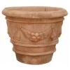 Vaso Terracotta 60x50 Cm Vaso In Terracotta Toscana Fatto A Mano Vasi Da Giardino