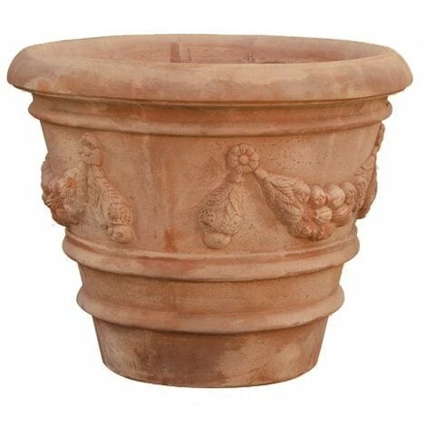 Vaso Terracotta 60x50 Cm Vaso In Terracotta Toscana Fatto A Mano Vasi Da Giardino 4 Vaso Terracotta 60x50 Cm Vaso In Terracotta Toscana Fatto A Mano Vasi Da Giardino - immagine 2