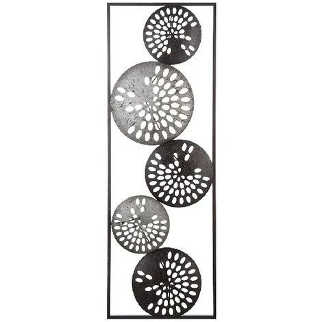 Decorazione In Metallo 3D Lines - Wall Art Muro - Per Camera, Soggiorno, Ingresso - Multicolore In Metallo, 31 X 3 X 89,5 Cm 3 Decorazione In Metallo 3D Lines - Wall Art Muro - Per Camera, Soggiorno, Ingresso - Multicolore In Metallo, 31 X 3 X 89,5 Cm