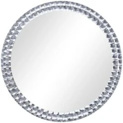 Specchio Da Parete 40 Cm In Vetro Temperato VidaXL