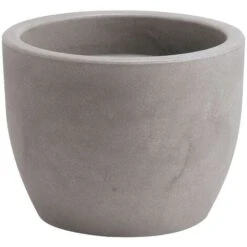 Vaso Tondo HERA MATT Ø30 H23 - GRIGIO CENERE - NICOLI