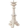 Candeliere Legno 29x13x13 Cm Portacandele Legno Candelabro Bianco Made In Italy Candelabri Shabby Portacandele Da Tavolo