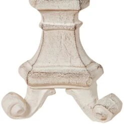 Candeliere Legno 29x13x13 Cm Portacandele Legno Candelabro Bianco Made In Italy Candelabri Shabby Portacandele Da Tavolo -Armonia Decor 18514819 3