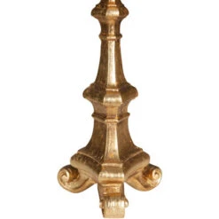 Candeliere Legno 40x19x19 Cm Portacandele Legno Candelabro Oro Made In Italy Candelabri Shabby Portacandele Da Tavolo -Armonia Decor 18514859 4