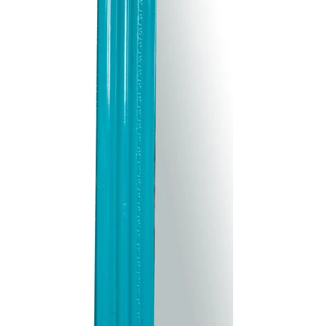 Specchio Specchiera Da Terra A Pavimento L43xPR3,5xH178 Cm Finitura Azzurra. 6 Specchio Specchiera Da Terra A Pavimento L43xPR3,5xH178 Cm Finitura Azzurra. - immagine 4