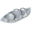 Relaxdays Vassoio Portacandele, Ciottoli Decorativi, Portalumini Rotondi, Centrotavola, 38,5 Cm Di Lunghezza, Grigio 1 Relaxdays Vassoio Portacandele, Ciottoli Decorativi, Portalumini Rotondi, Centrotavola, 38,5 Cm Di Lunghezza, Grigio -Armonia Decor 18812625 1