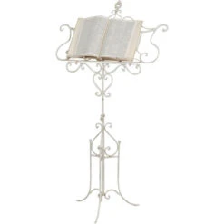 Leggio Per Libri Da Terra 140x50x85 Cm Porta Libri Da Terra In Ferro Leggio Musicale Regolabile Supporto Menù Per Ristorante -Armonia Decor 19005727 5