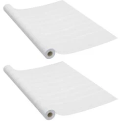 Pellicole Autoadesive Per Porte 2 Pz Legno Bianco 210x90 Cm PVC VidaXL
