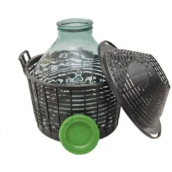 Damigiana In Vetro A Bocca Larga 12 Lt