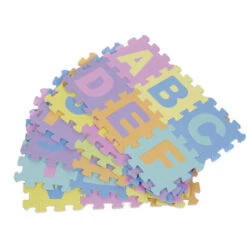 Tappeto Puzzle Schiuma Eva,Tappeto Da Gioco Per Bambini,26 Lettere+0 A 9(36pcs) -Armonia Decor 19470440 3