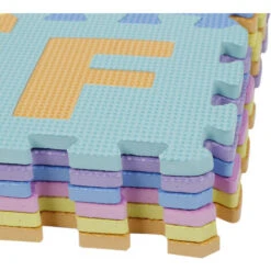 Tappeto Puzzle Schiuma Eva,Tappeto Da Gioco Per Bambini,26 Lettere+0 A 9(36pcs) -Armonia Decor 19470440 5
