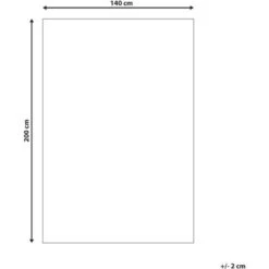 Tappeto In Tessuto Blu A Pelo Corto 140 X 200 Cm Almus -Armonia Decor 19655117 3