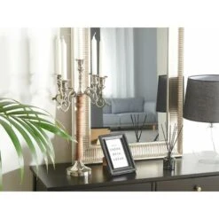 Portacandele Candelabro In Alluminio Color Argento Stile Vintage Glamour Sohag 8 Portacandele Candelabro In Alluminio Color Argento Stile Vintage Glamour Sohag -Armonia Decor 19903219 2