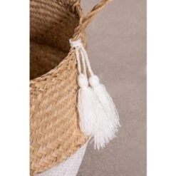 SKLUM Cesta Kahs Borl Ø35 X 32 Cm Bianco -Armonia Decor 20723441 4