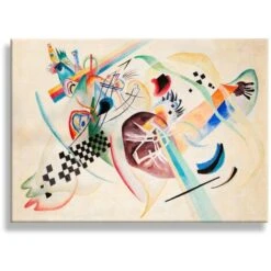 On White - Kandinsky - Quadro Stampa Su Canvas Con Telaio In Legno 50x70 Cm 7 On White - Kandinsky - Quadro Stampa Su Canvas Con Telaio In Legno 50x70 Cm -Armonia Decor 21607765 2