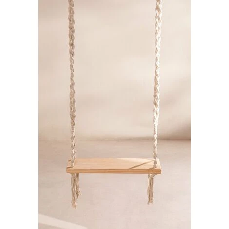 SKLUM Altalena Decorativa Ukel Legno Naturale 5 SKLUM Altalena Decorativa Ukel Legno Naturale - immagine 3