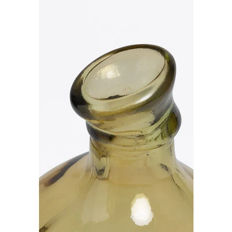 SKLUM Vaso In Vetro Riciclato 46 Cm Boyte Giallo Ocra 7 SKLUM Vaso In Vetro Riciclato 46 Cm Boyte Giallo Ocra - immagine 5