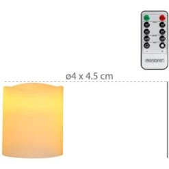 Set Di 24 Candele Da Tè Monzana Lumini LED Con Telecomando Timer Lumini A Batteria Candele Elettriche Lumini Elettrici Candele Da The -Armonia Decor 23453346 4
